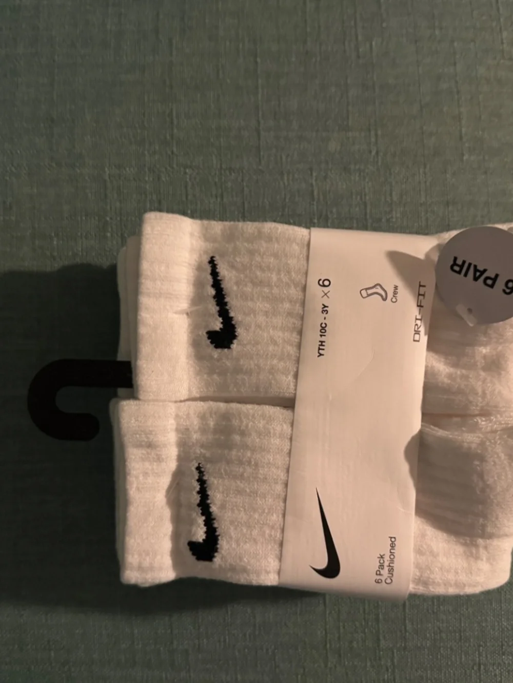 Nike white crew